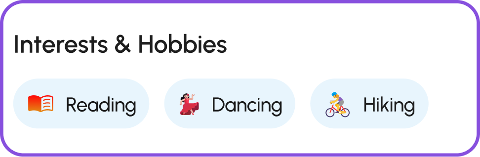 Roommate Profile UI